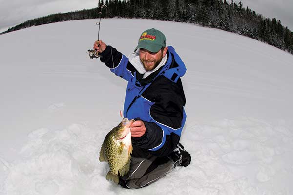 Spoons work on every species of panfish in the Northeast, including bluegills, perch, and big crappie.