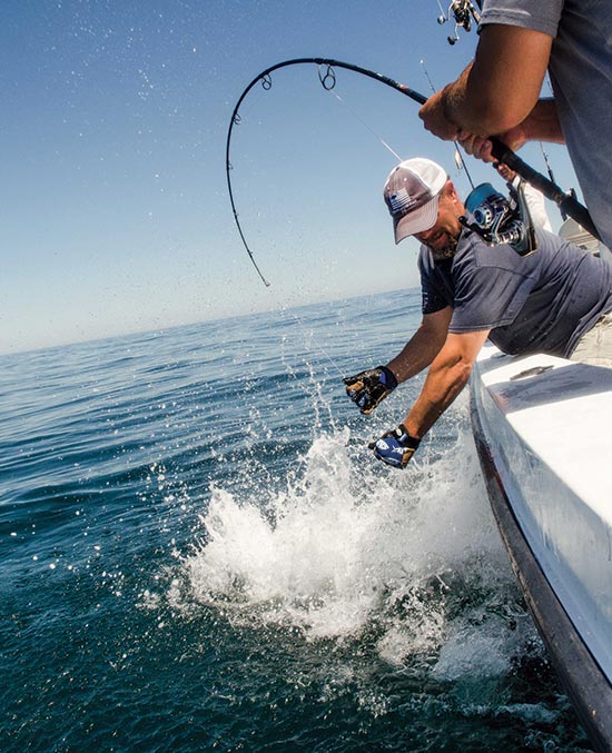 connection between leader and braid is important for tuna