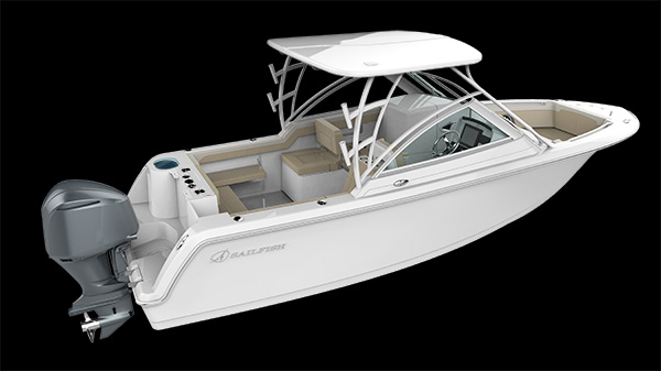 You can always spot a Sailfish on the water.