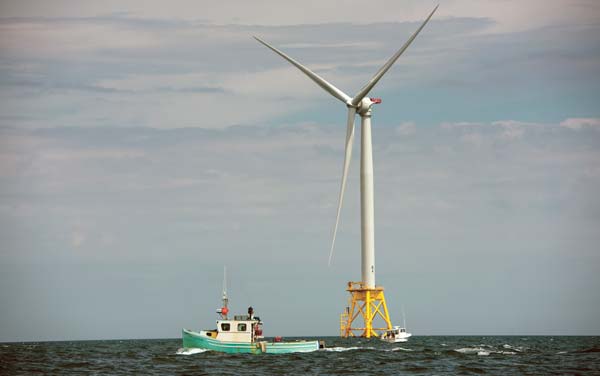 Anglers successfully fishing structure