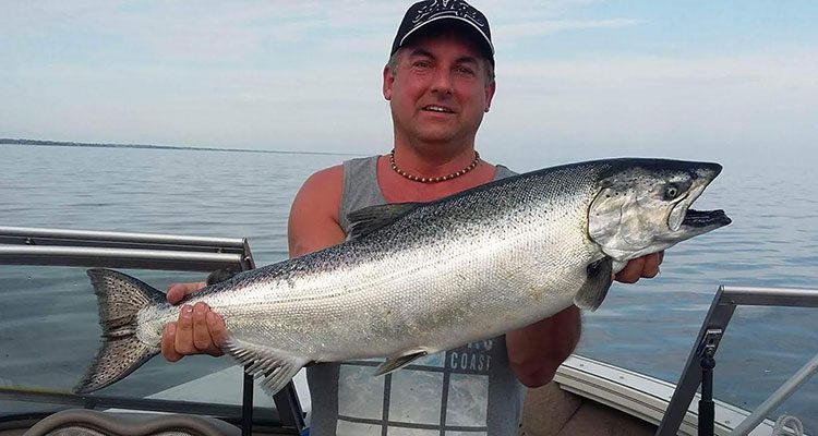 Salmon in the upper 20 pound range were caught all last week from the Niagara Bar to Olcott and beyond.