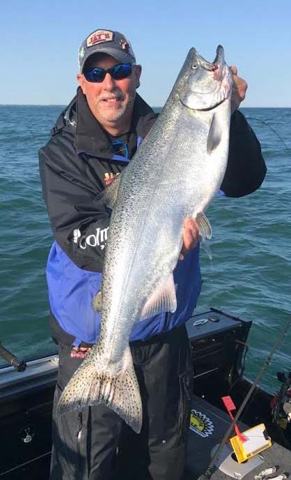 Mark Romanack with a nice 25-pound-king