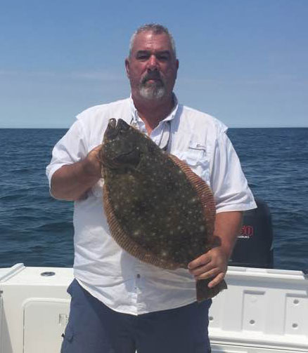 Forked River Tuna Club member Eric Engard weighed in a solid 9 pound fluke at caught at the Garden State North Reef site