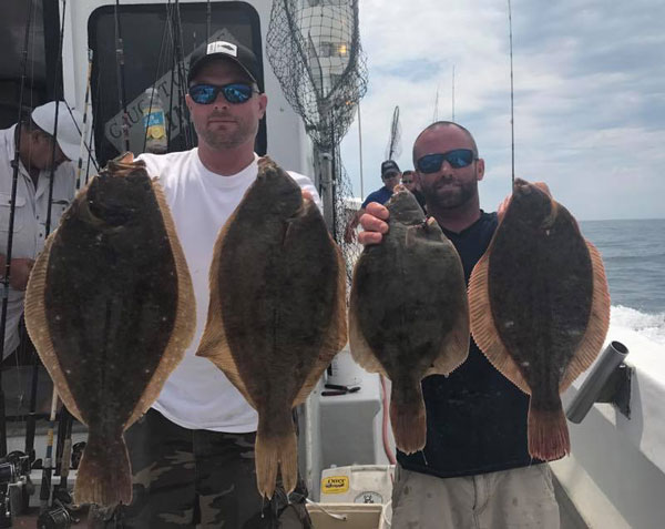 MIMI IV has been working structure and finding cooler filling Ling, winter flounder and summer flounder.