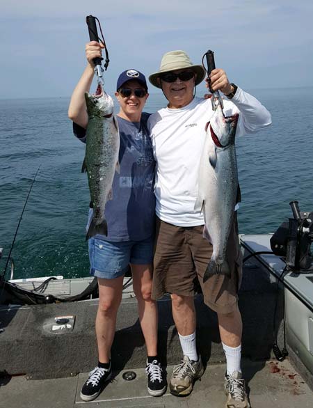 Nice double with Jiggin' Jake