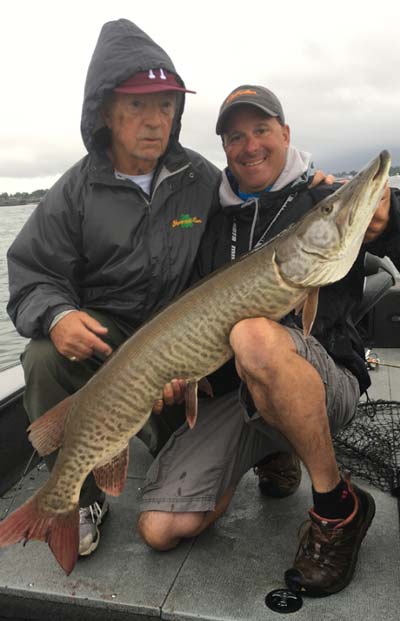 Jerry Howe of Grand Island caught this musky in the Niagara River