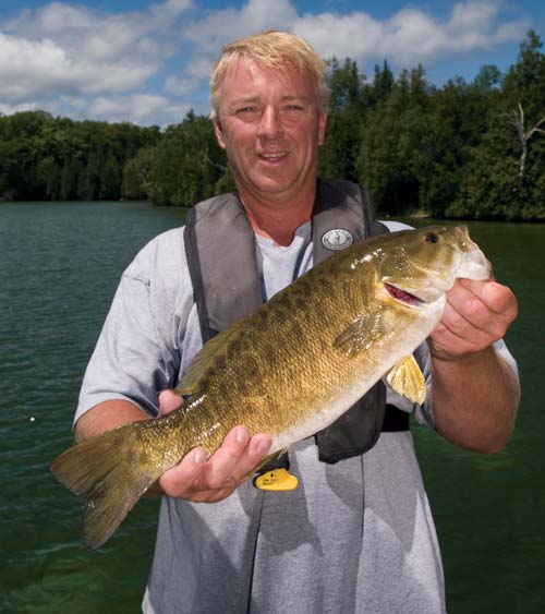 Smallies move around a lot more extensively and more frequently than largemouths