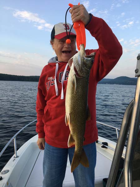 8-pound Winnipesaukee laker 