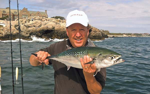 Capt. Jim Barr likes to get close to the shoreline to avoid the run-and-gun skippers 