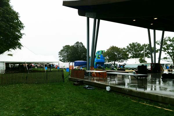 Setup was postponed by Hurricane Jose