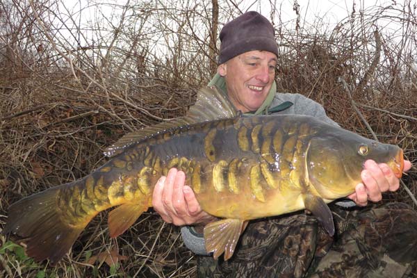 20-pound carp that was landed in early December