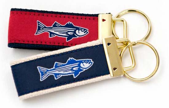 On The Water Outfitters Striper Key Fob