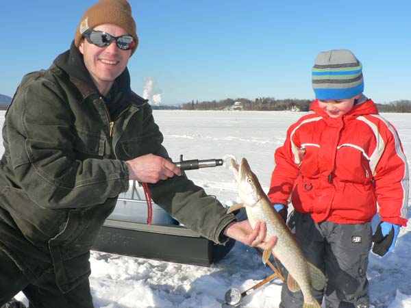 cold weather has created good ice fishing conditions