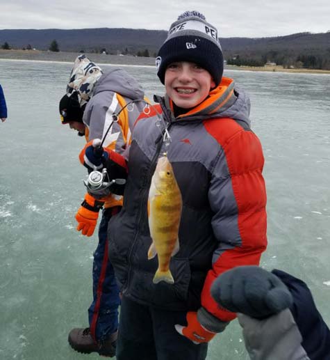 These young anglers reeled in some nice Yellow Perch!