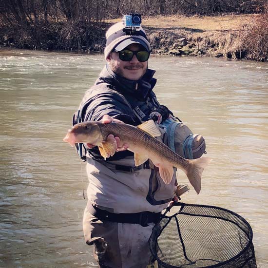 Jamie and Ernie caught a few suckers