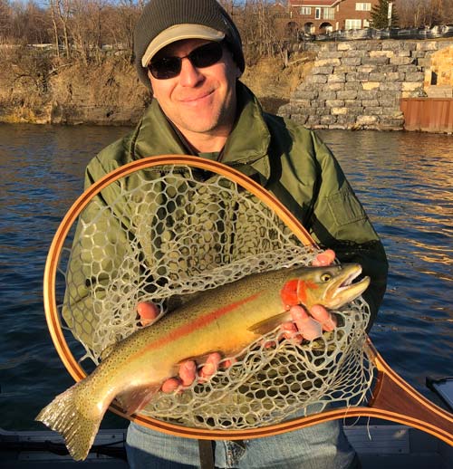 Finger Lakes Rainbow Trout On A Fly!