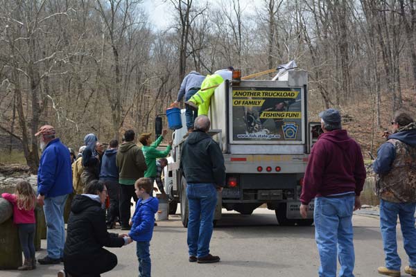 in-season trout stocking