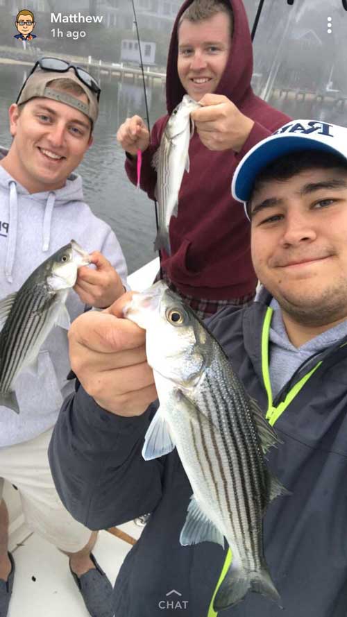 Alex Kondas with a two of his buddies