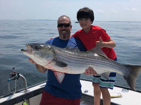 Cos Cob Charters striper