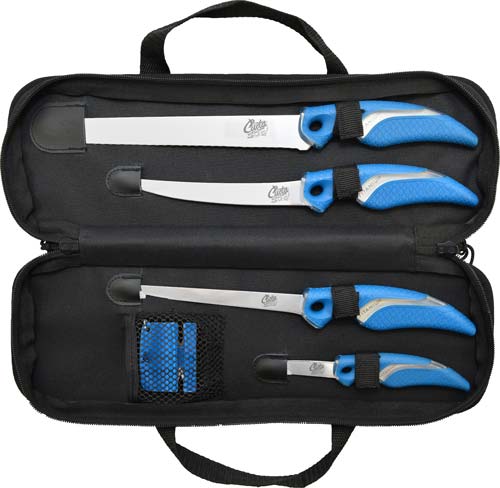 Cuda 6 Piece Knife & Sharpener Set