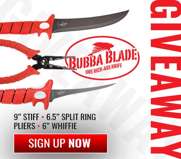 Win A Bubba Blade Angler's Prize Pack!