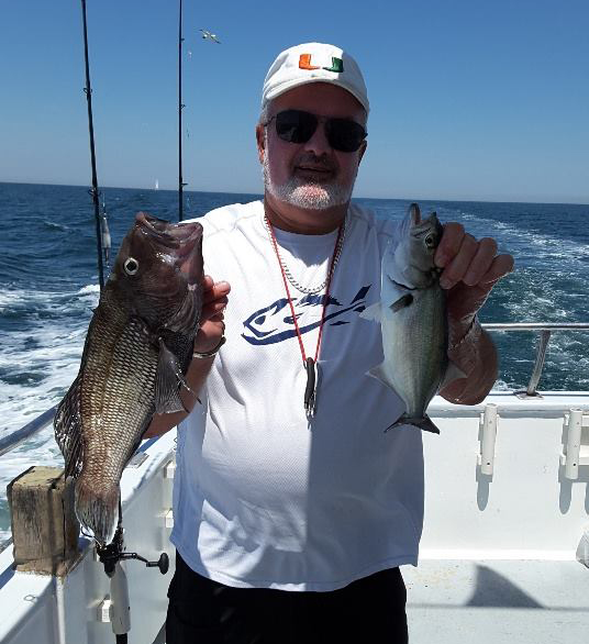 excellent sea bass fishing along with some bluefish and keeper fluke