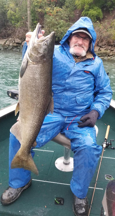 Alan Turcotte's first king salmon