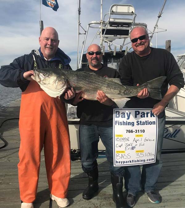 Capt. Jeff Tierney, Ed Mannone and Eric Cregeen