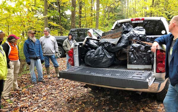 Kyle Lake trash clean-up