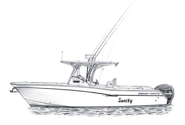 Baldwin Studios Boat Notecards