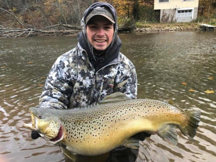 Griffin Howey's brown trout