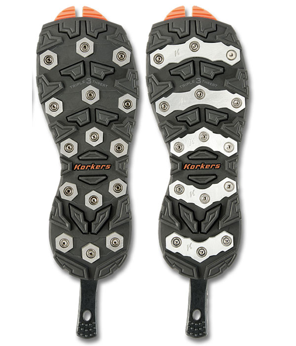 Korkers Triple Threat Carbide Spike Soles