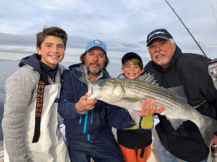 Vaccaro family striped bass
