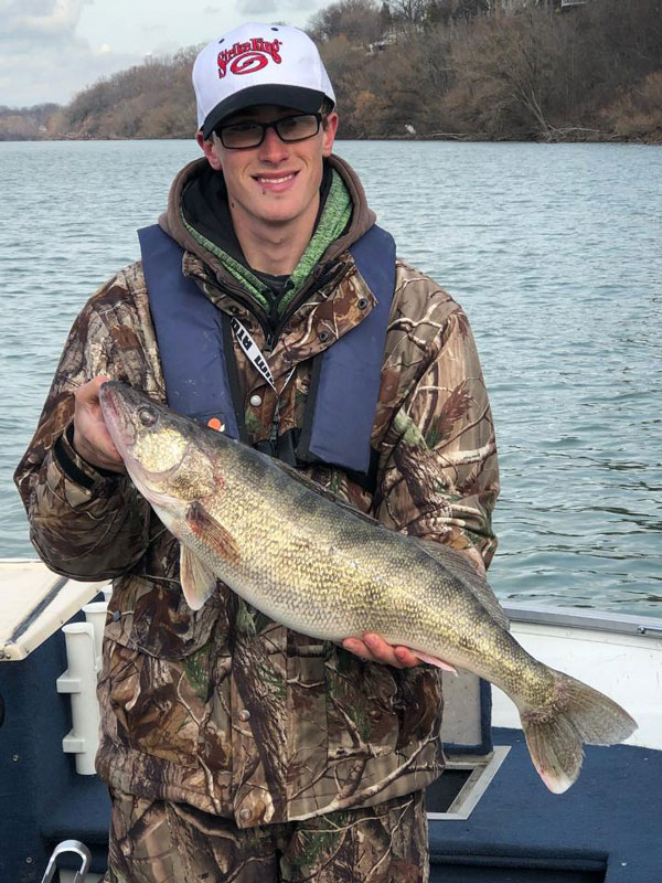 Connor Cinelli walleye