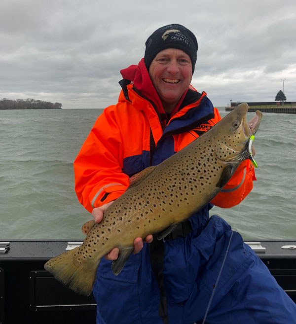 Capt. Frank Campbell brown trout