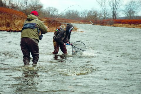 Fishing for Salmon River Steelhead