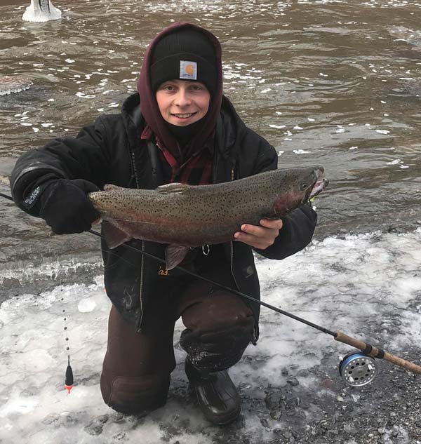 Aaron Horvatits steelhead salmon