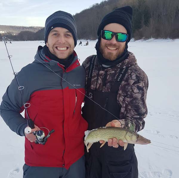 Jaoa and Kris HAmilton Lake pickerel