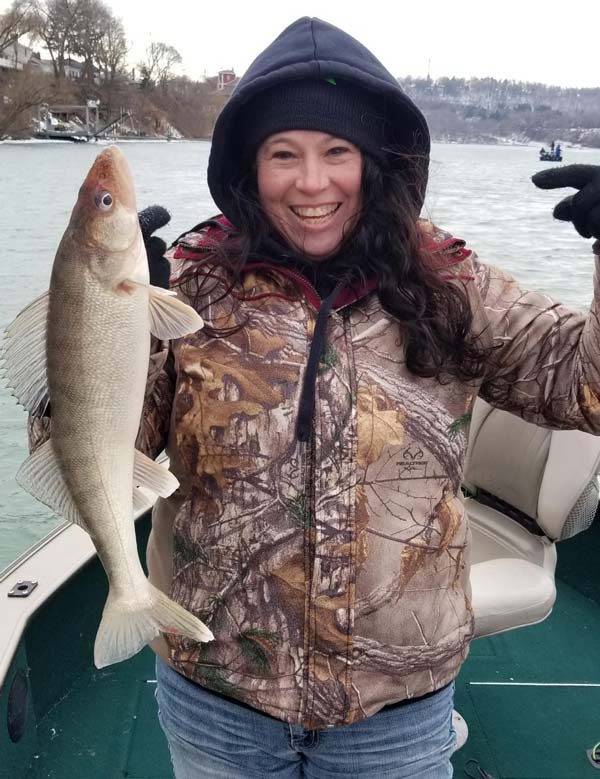 Kerrianne Mesiti first walleye