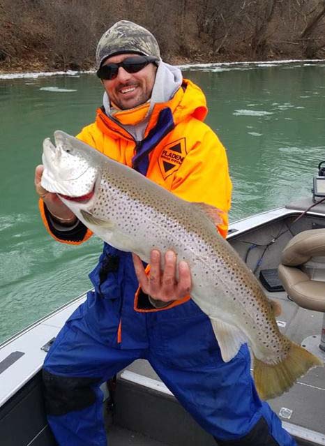 Michael Walaszek personal best brown trout