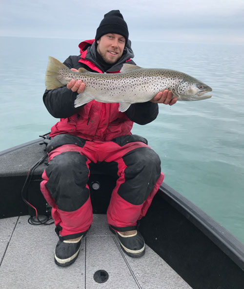Capt. Matt Gantress  brown trout