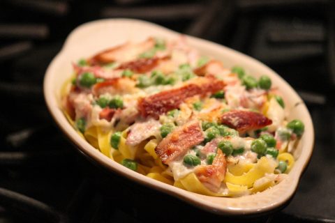 Recipe: Pasta with Smoked Trout Cream Sauce