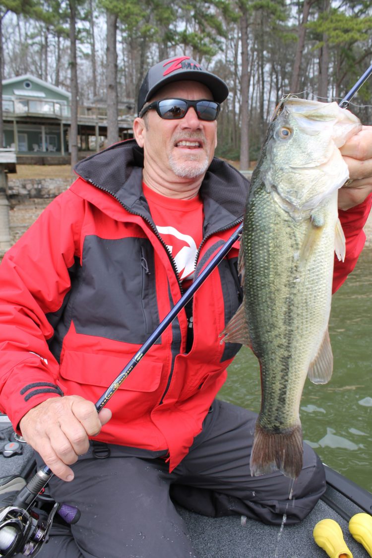 largemouth on chatterbait