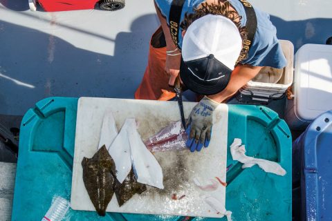 Headboat mates take great care when cleaning fish
