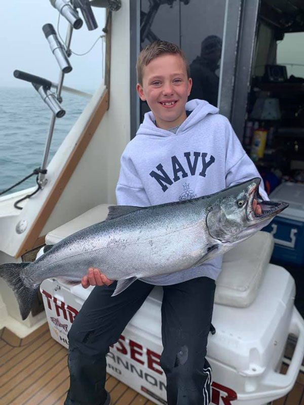 Carter Mikolay king salmon