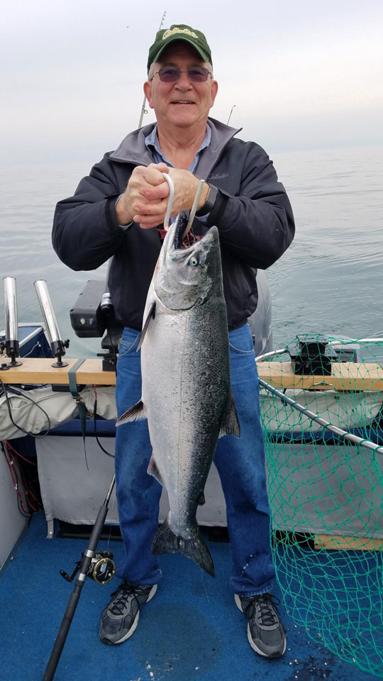 Doug Morash 21-pound salmon