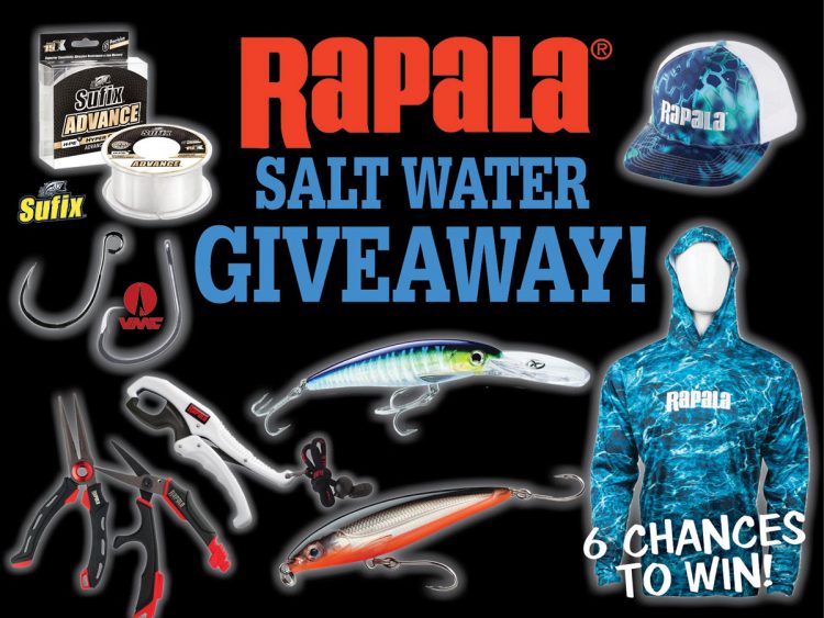 Rapala Saltwater Prize Package giveaway