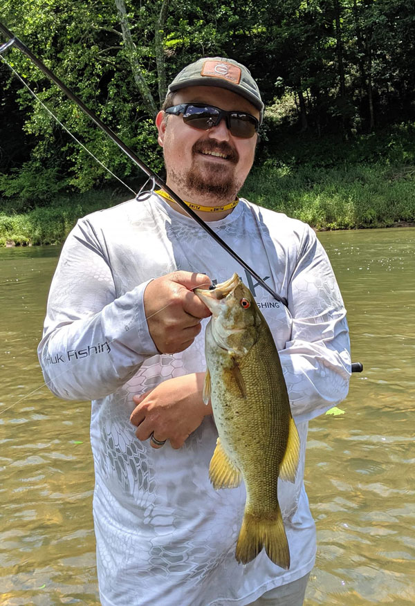 Anglers are catching a variety of fish using crayfish
