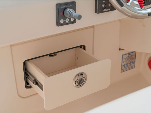 The Grady-White Freedom 285 storage