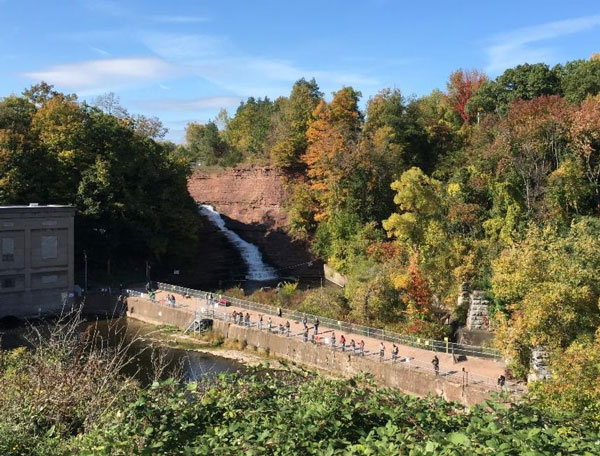 Fishing at the Brookfield Power Facility